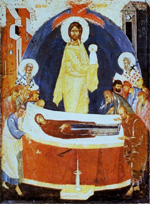 Theofan Grek: Smrt Panny Marie, konec 14. st.